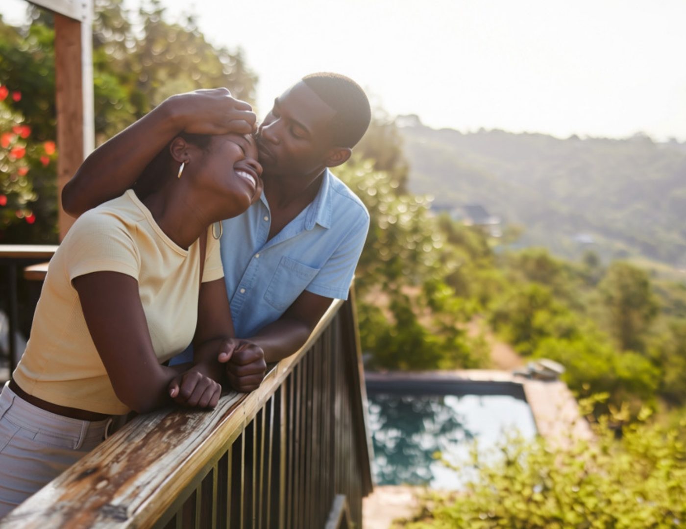 young black couple